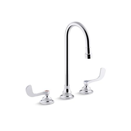 KOHLER 8 in to 16 in Mount, 3 Hole Bathroom Faucet 800T70-5ANL-CP